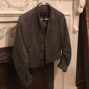 BCBG MAX AZARIA leather Moto jacket